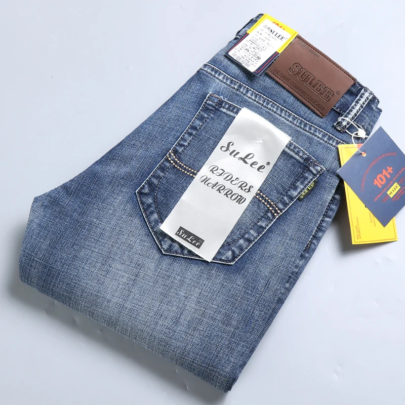 Slim Fit Straight Leg Jeans Men's Thin Summer Faionable Casual High Waist Long Pants Youthful Trendy Autumn Seasonal Wear
Slim Fit Straight Leg Jeans Men's Thin Summer Faionable Casual High Waist Long Pants Youthful Trendy Autumn Seasonal Wear