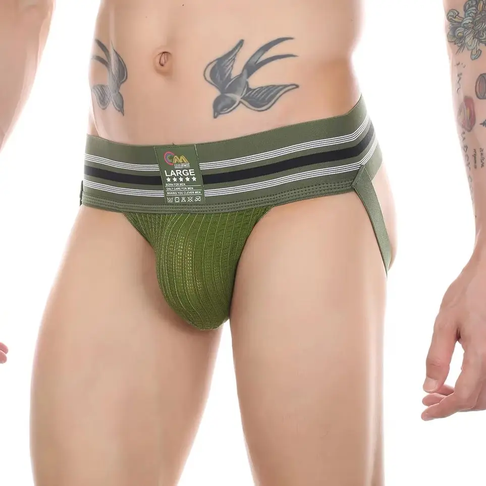 CLEVER-MENMODE Men Underwear Athletic Jock Strap Supporter Jockstrap Wide Waistband Underpants Breathable Workout Sport
CLEVER-MENMODE Men Underwear Athletic Jock Strap Supporter Jockstrap Wide Waistband Underpants Breathable Workout Sport