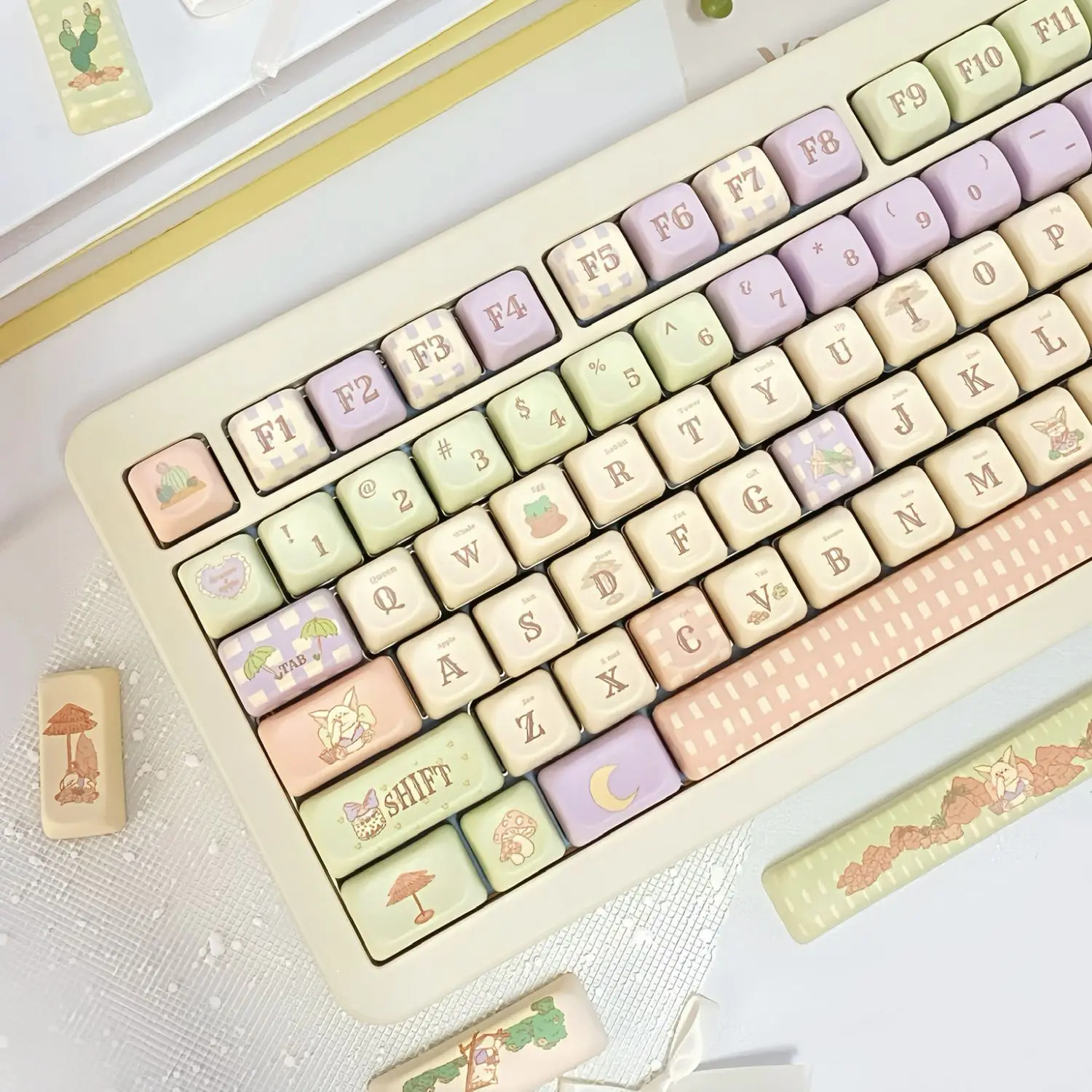 Little Fox Cute Keycap Rounded EOA Height PBT Full Set of Mechanical Keyboard Keycaps
Little Fox Cute Keycap Rounded EOA Height PBT Full Set of Mechanical Keyboard Keycaps