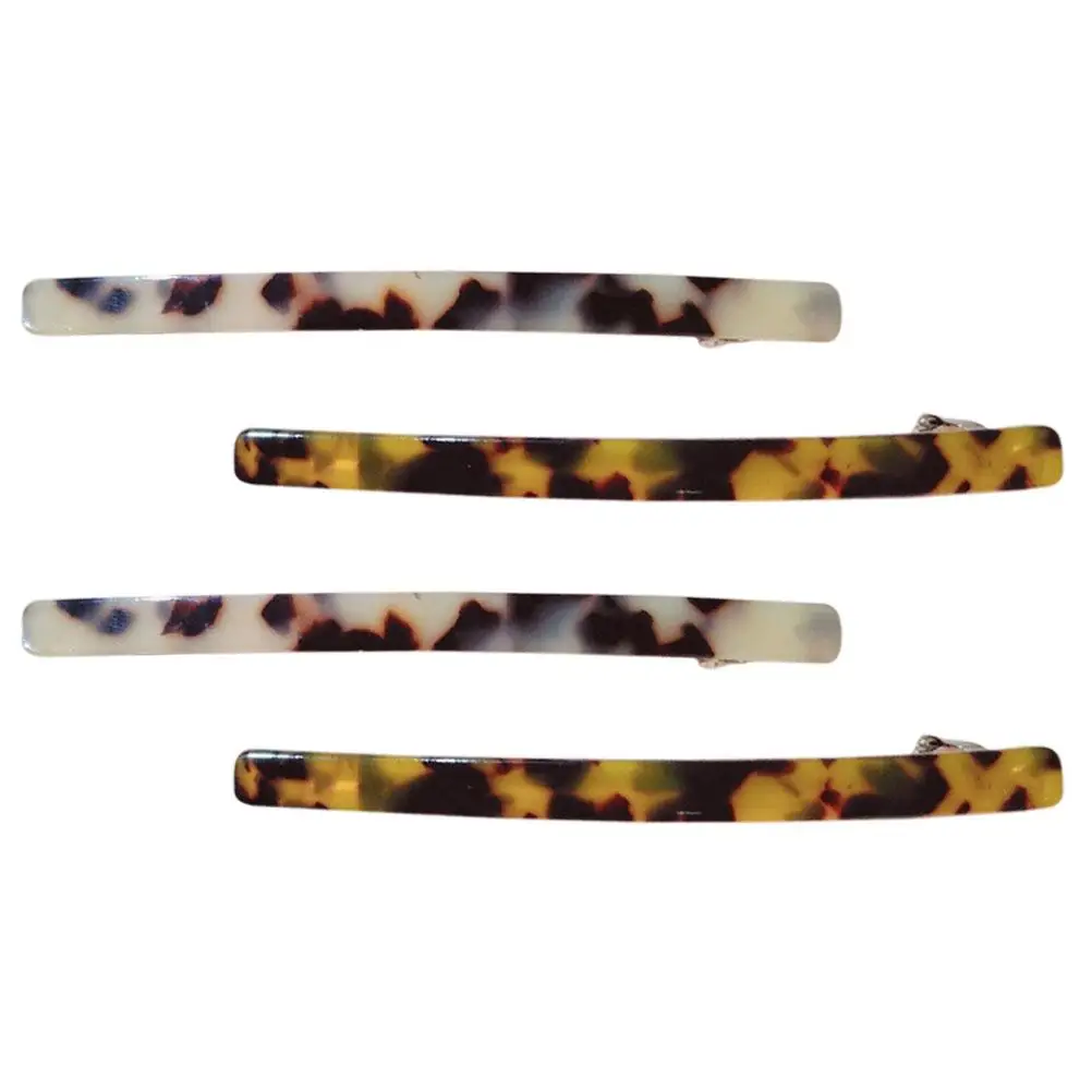 4PCS Hair Clips Leopard Pattern Large Size Spring Barrettes Acetate Sheet AntiSlip Women Accessories Perfect Gift Hairpins
4PCS Hair Clips Leopard Pattern Large Size Spring Barrettes Acetate Sheet AntiSlip Women Accessories Perfect Gift Hairpins