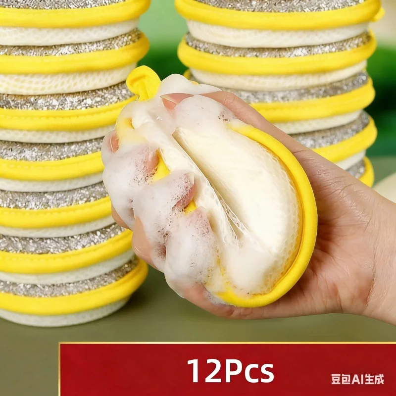 Non-Stick Oil Sponge for Kitchen Efficient Stain Removal Dishwashing Cleaning Cloth Special Oil Removal Wiping Cloth
Non-Stick Oil Sponge for Kitchen Efficient Stain Removal Dishwashing Cleaning Cloth Special Oil Removal Wiping Cloth