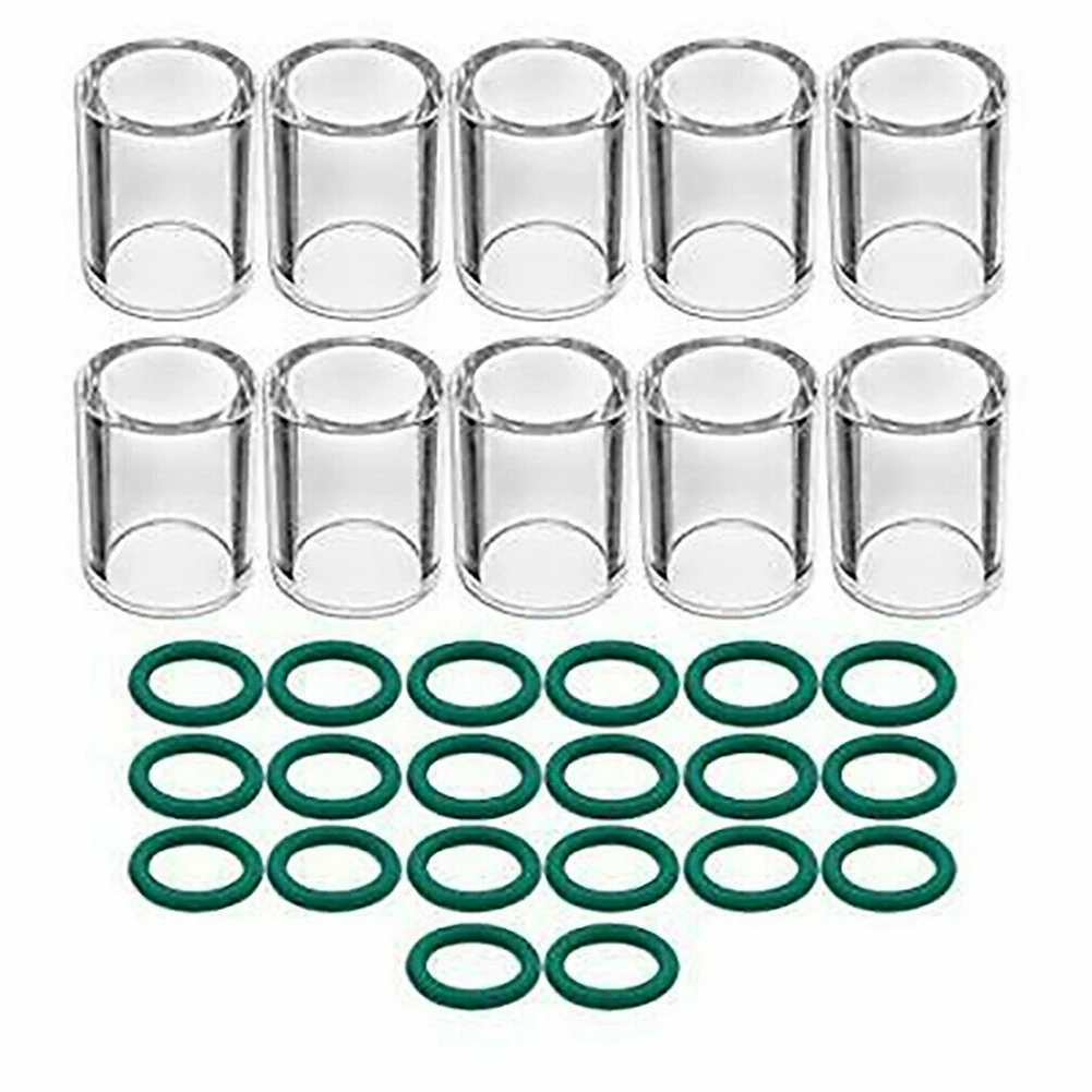 SR WP-17 18 26 Cup No.10 Glass Cup For TIG Welding Green Welding Torch High-elasticity O-Ring Lightweight Glass Cup
SR WP-17 18 26 Cup No.10 Glass Cup For TIG Welding Green Welding Torch High-elasticity O-Ring Lightweight Glass Cup
