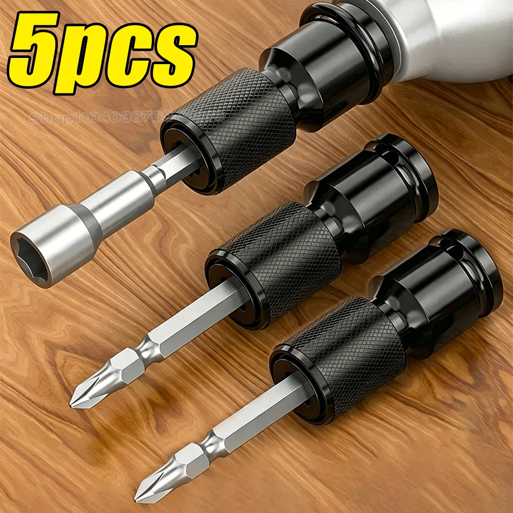 1/2 To 1/4 Hex Impact Wrench To Drill Adapter Converter Chuck Socket Extension Bit Holder for Electric Wrench and Power Tools
1/2 To 1/4 Hex Impact Wrench To Drill Adapter Converter Chuck Socket Extension Bit Holder for Electric Wrench and Power Tools