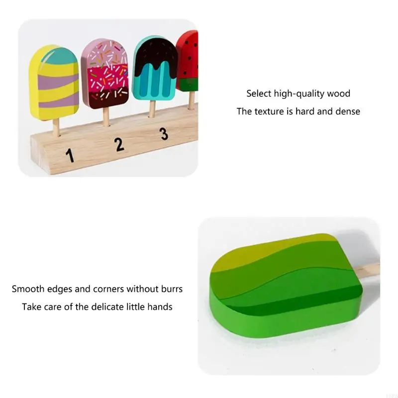 Kids Pretend Play Wooden Ice Cream Popsicles Shop Toy Educational Ages 3-6 L8RB
Kids Pretend Play Wooden Ice Cream Popsicles Shop Toy Educational Ages 3-6 L8RB