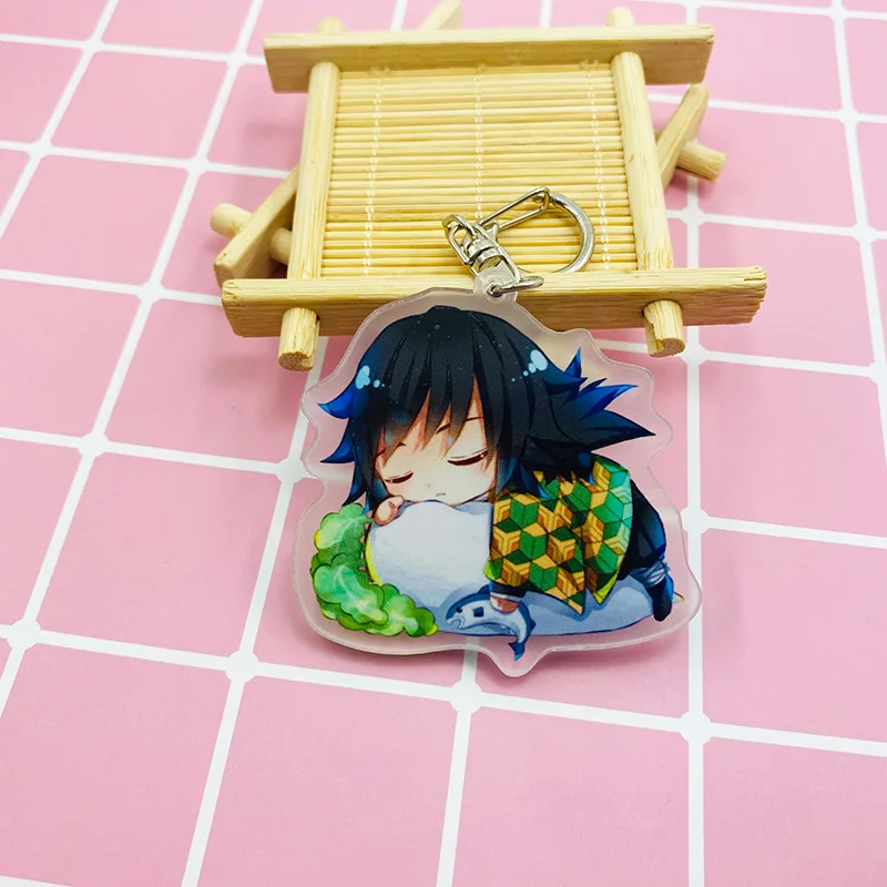 Anime Demon Slayer Sleeping Character Keychain Hashibira Inosuke Kochou Shinobu Tomioka Giyuu Acrylic Key Chain Pendant Gift
Anime Demon Slayer Sleeping Character Keychain Hashibira Inosuke Kochou Shinobu Tomioka Giyuu Acrylic Key Chain Pendant Gift