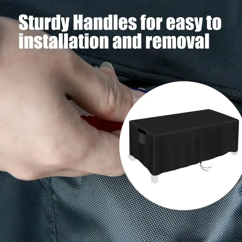 Modern Black Cover for Fire Pits for Rectangular Pits Features Close Fit Cord Buckles Waterproofed Outdoor Guard
Modern Black Cover for Fire Pits for Rectangular Pits Features Close Fit Cord Buckles Waterproofed Outdoor Guard