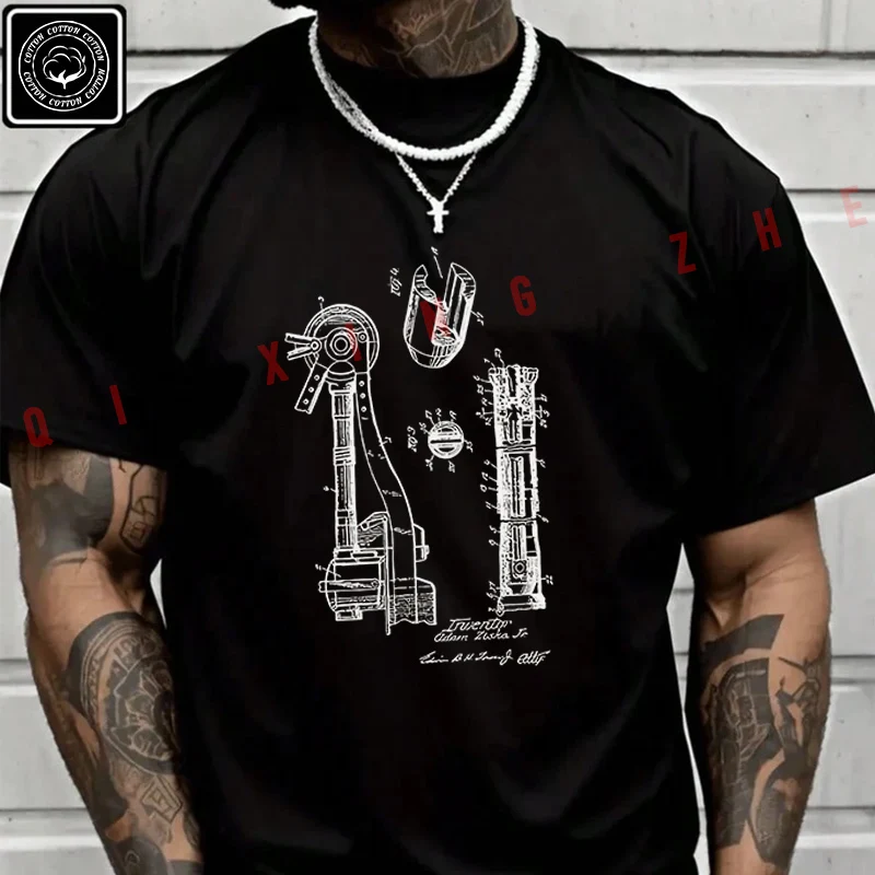 Men's And Women's T-shirt Summer New Moto Cotton Tee Motorcycle Tranission Patent Print Short-sleeved Spring Autumn Top
Men's And Women's T-shirt Summer New Moto Cotton Tee Motorcycle Tranission Patent Print Short-sleeved Spring Autumn Top