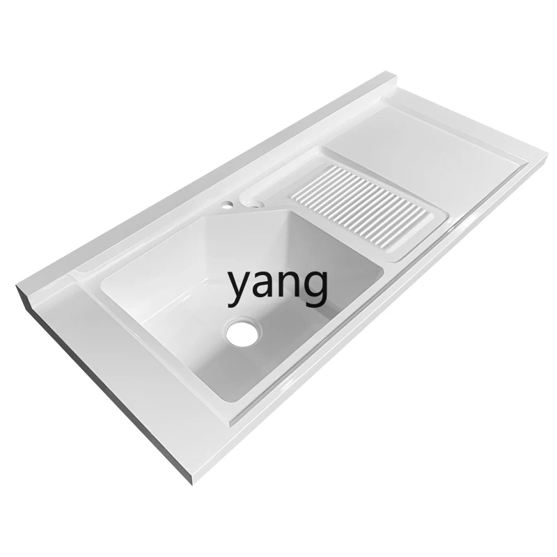 LHH High Polished Quartz Stone Laundry Basin Laundry Pool with Washboard Countertop
LHH High Polished Quartz Stone Laundry Basin Laundry Pool with Washboard Countertop