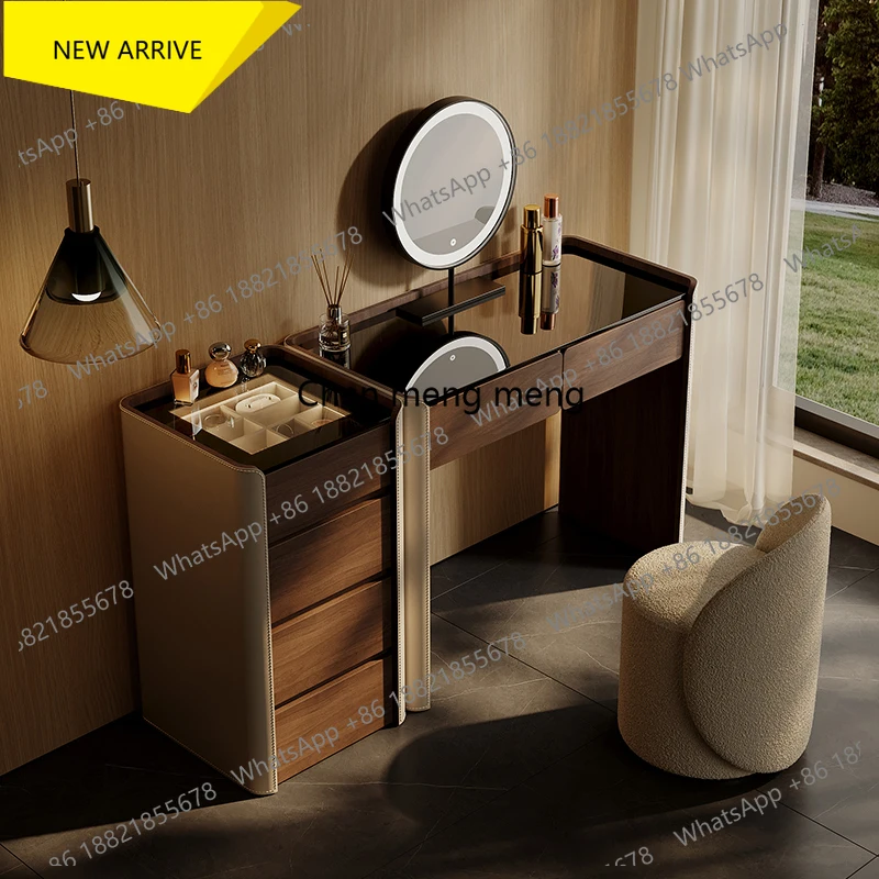 M138 Dressing Table Bedroom Light Luxury Chest of Drawers Integrated Makeup Table High-End Small Apartment Simple Modern Makeup
M138 Dressing Table Bedroom Light Luxury Chest of Drawers Integrated Makeup Table High-End Small Apartment Simple Modern Makeup