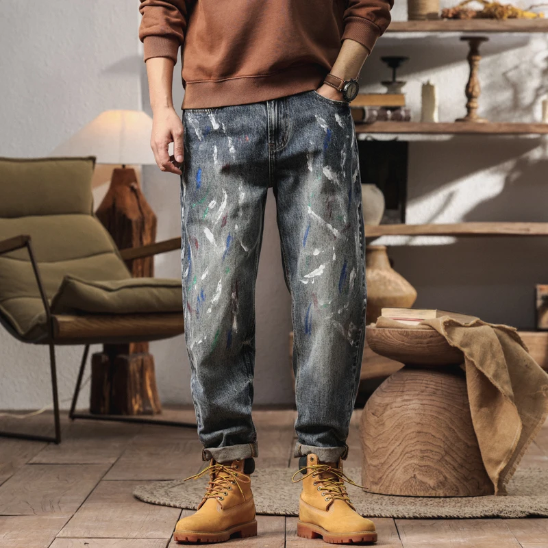 BYCL 916 New personalized tide retro American high street loose versatile casual personalized denim graffiti
BYCL 916 New personalized tide retro American high street loose versatile casual personalized denim graffiti
