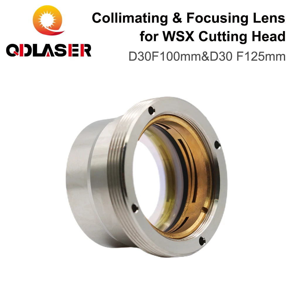 Фокусная линза QDLASER D30 F100 F125 мм с держателем линзы для лазерной режущей головки WSX WSX-GQ-JT-02 2000 Вт 4000 Вт 0-4 кВт
Фокусная линза QDLASER D30 F100 F125 мм с держателем линзы для лазерной режущей головки WSX WSX-GQ-JT-02 2000 Вт 4000 Вт 0-4 кВт