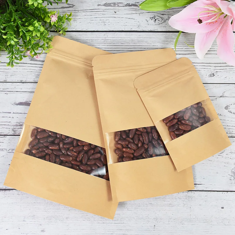 10Pcs Kraft Paper Gift Sweet Candy Bags for Wedding Packaging Bag Dried Food Fruit Cookie Storage Pouch Zipper Lock Self Sealing
10Pcs Kraft Paper Gift Sweet Candy Bags for Wedding Packaging Bag Dried Food Fruit Cookie Storage Pouch Zipper Lock Self Sealing