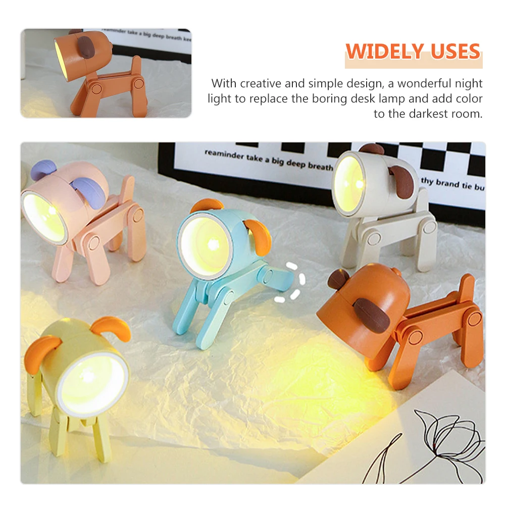 Cartoon Pet Night Light Cute Dog Lamp for Kids Bedroom Portable Mini Small LED PVC Material Foldable Without
Cartoon Pet Night Light Cute Dog Lamp for Kids Bedroom Portable Mini Small LED PVC Material Foldable Without