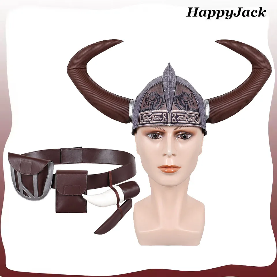 Hiccup Cosplay Costume Train Movie Fantasia Dragon Disguise Men Helmet Headgear Belt Accessories Halloween Carnival Props
Hiccup Cosplay Costume Train Movie Fantasia Dragon Disguise Men Helmet Headgear Belt Accessories Halloween Carnival Props