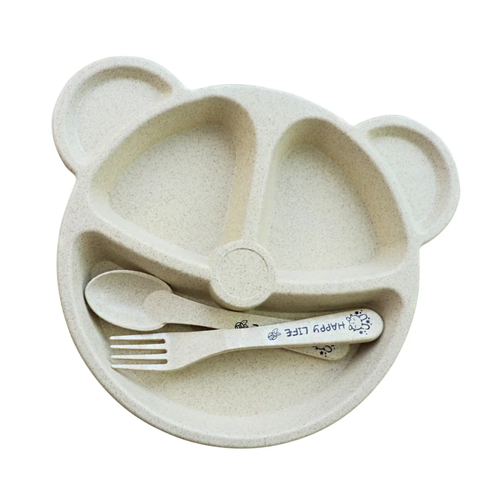3 шт. детская тарелка из пшеничной соломы с разделителями в форме медведя, набор ложек и вилок, детская посуда, обеденный поднос, экологически чистый, прочный, легко чистится
3 шт. детская тарелка из пшеничной соломы с разделителями в форме медведя, набор ложек и вилок, детская посуда, обеденный поднос, экологически чистый, прочный, легко чистится