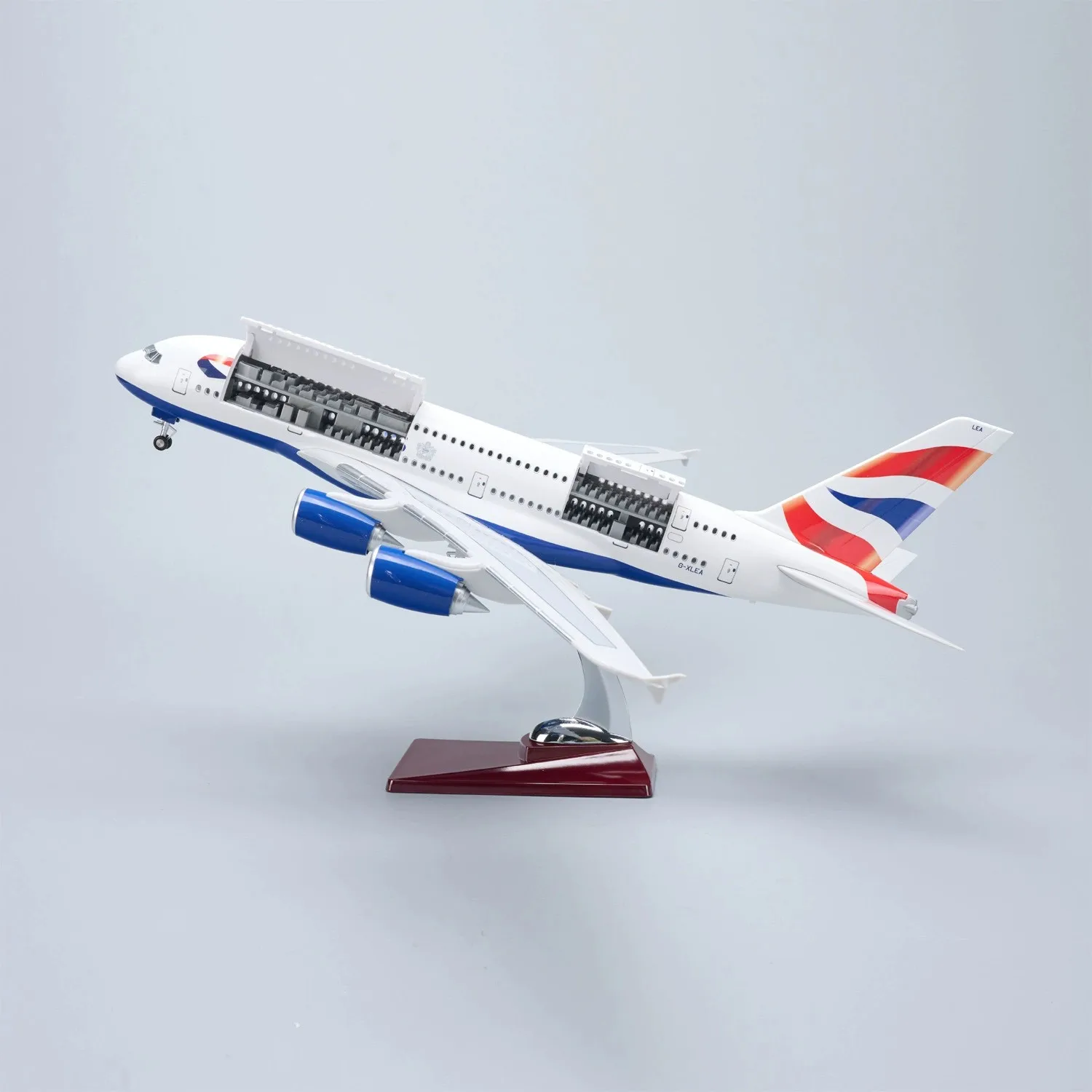 A380 British Airways 47CM Scale Aircraft Diecast Model Resin Openable Cabin Door Collectible Miniatures Airplane With Light
A380 British Airways 47CM Scale Aircraft Diecast Model Resin Openable Cabin Door Collectible Miniatures Airplane With Light