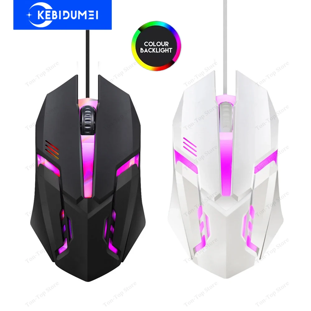 USB Wired Mouse RGB Colorful Mouse 5000DPI Optical Wired Mouse Ergonomic Gaming Mouse Mice for PC Computer Desktop Macbook
USB Wired Mouse RGB Colorful Mouse 5000DPI Optical Wired Mouse Ergonomic Gaming Mouse Mice for PC Computer Desktop Macbook