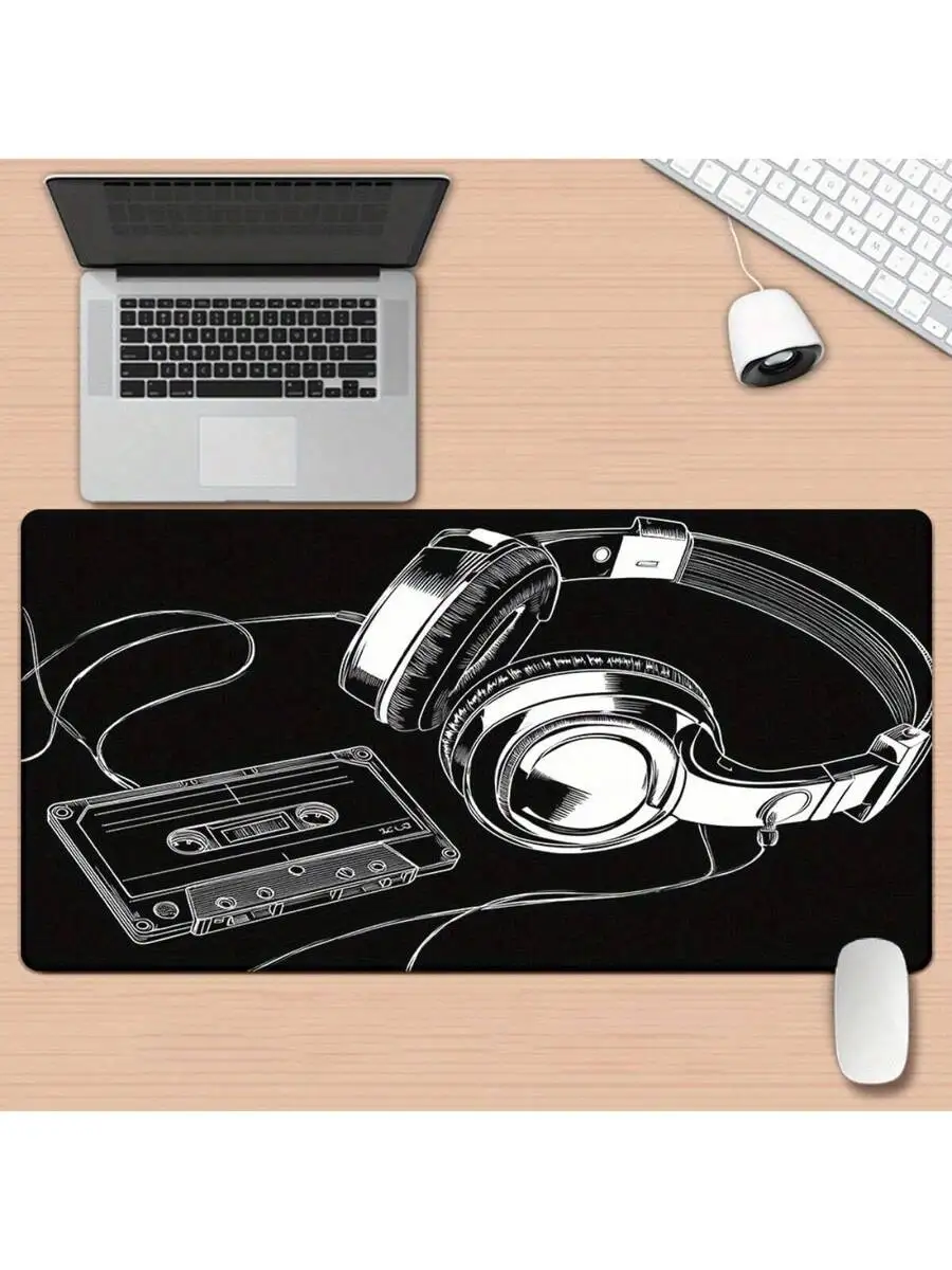 Retro Headphones Cassette Desk Mat XXL Gaming Mousepad HD Printed Rubber Office Keyboard Mouse Pad
Retro Headphones Cassette Desk Mat XXL Gaming Mousepad HD Printed Rubber Office Keyboard Mouse Pad