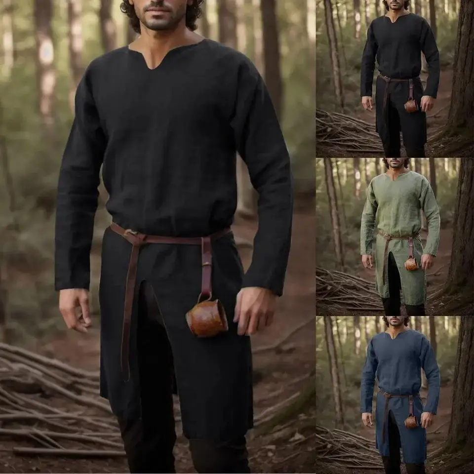 Men's Linen Shirt Top Waist Cinching Outerwear Long Sleeve Collar Retro Style Short Sleeve Casual Vintage Linen Jacket
Men's Linen Shirt Top Waist Cinching Outerwear Long Sleeve Collar Retro Style Short Sleeve Casual Vintage Linen Jacket