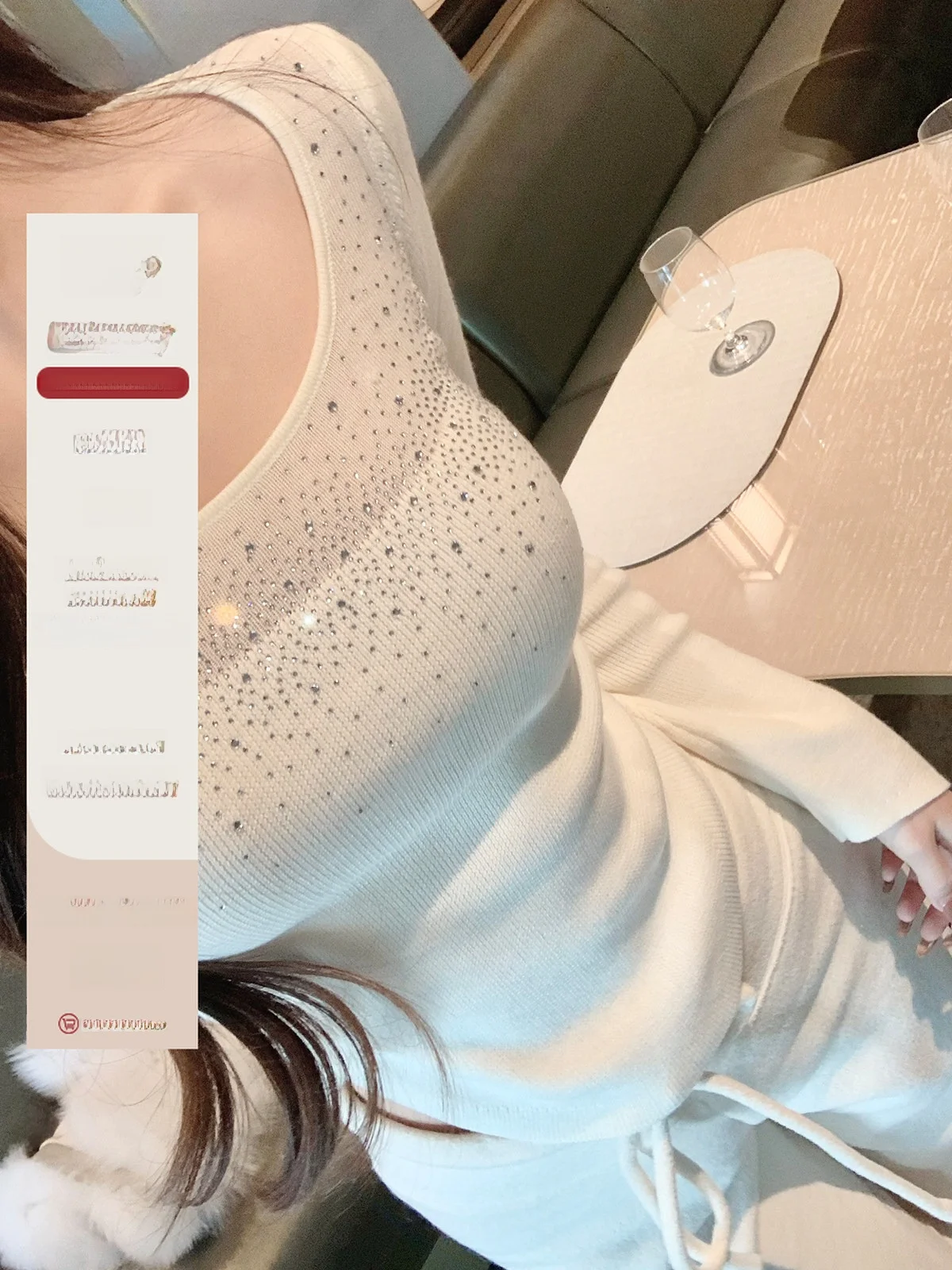 Spicy Sle Women's Knitted Knitwear Rhinestone Base Layer Top Faionable All-Match Winter Warm Long Sve round Ne Sweater
Spicy Sle Women's Knitted Knitwear Rhinestone Base Layer Top Faionable All-Match Winter Warm Long Sve round Ne Sweater