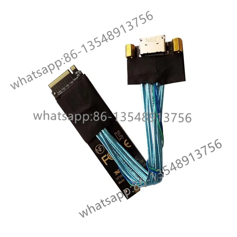 Кабель-адаптер NVMe M.2 — Oculink SFF-8611 SFF-8612 «мама» PCIe 4.0
Кабель-адаптер NVMe M.2 — Oculink SFF-8611 SFF-8612 «мама» PCIe 4.0