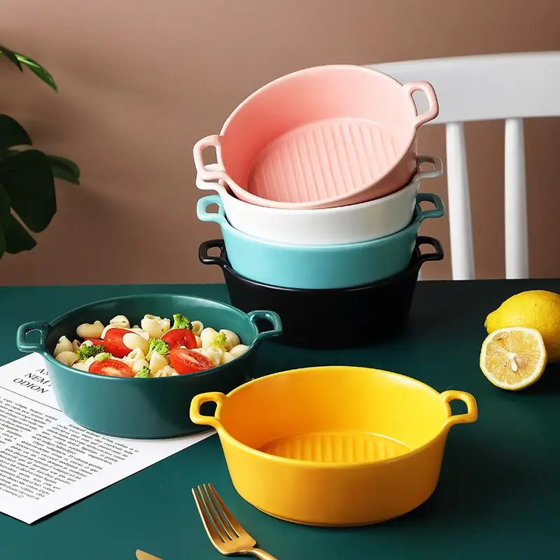 Large Size Ceramic Soup Bowl with Two Ears Instant Noodles Bowl Creative Personalized Single Use Dining Utensils Bowl
Large Size Ceramic Soup Bowl with Two Ears Instant Noodles Bowl Creative Personalized Single Use Dining Utensils Bowl