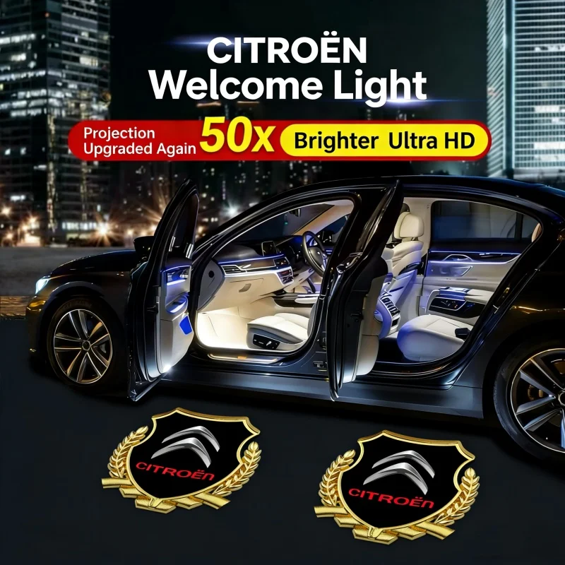 For Citroen C3 C4 C5 X7 II Aircross 2011 2012 -2017 2022 2023 2024 2025 C2 C6 C8 DS3 LED Car Door Logo Courtesy Light Car Goods
For Citroen C3 C4 C5 X7 II Aircross 2011 2012 -2017 2022 2023 2024 2025 C2 C6 C8 DS3 LED Car Door Logo Courtesy Light Car Goods