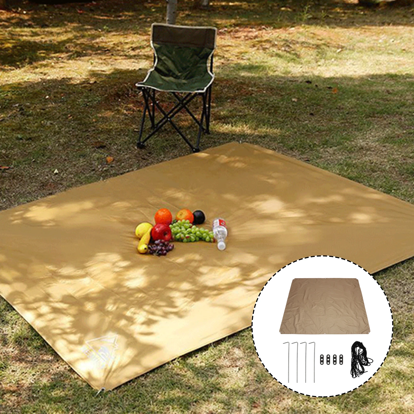 145x180cm Picnic Camping Mat Waterproof Beach Shading Pad Outdoor Activities Foldable Camping Blanket Lightweight
145x180cm Picnic Camping Mat Waterproof Beach Shading Pad Outdoor Activities Foldable Camping Blanket Lightweight