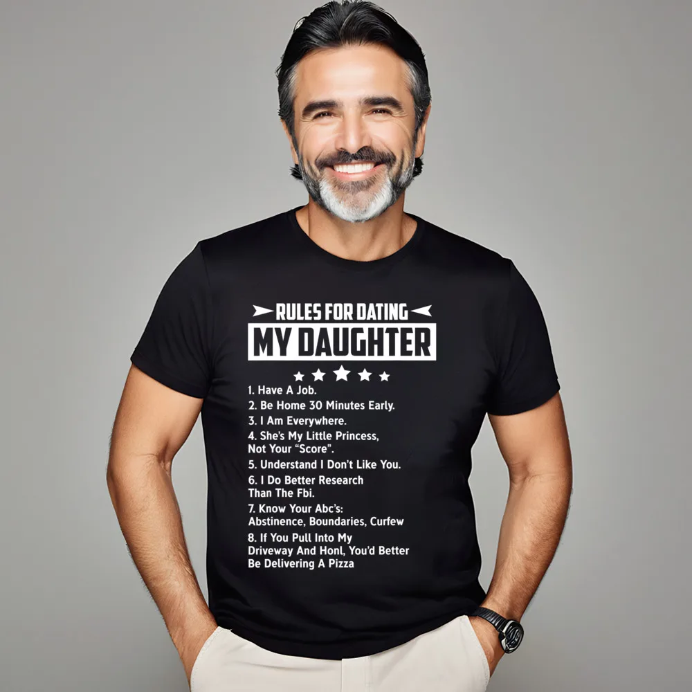 Ru es For Dating My Crewneck Tshirts Father Day Tops & Tees Short Sleeve Hip Hop 100% Cotton Vintage Tee Shirts Funny Male
Ru es For Dating My Crewneck Tshirts Father Day Tops & Tees Short Sleeve Hip Hop 100% Cotton Vintage Tee Shirts Funny Male