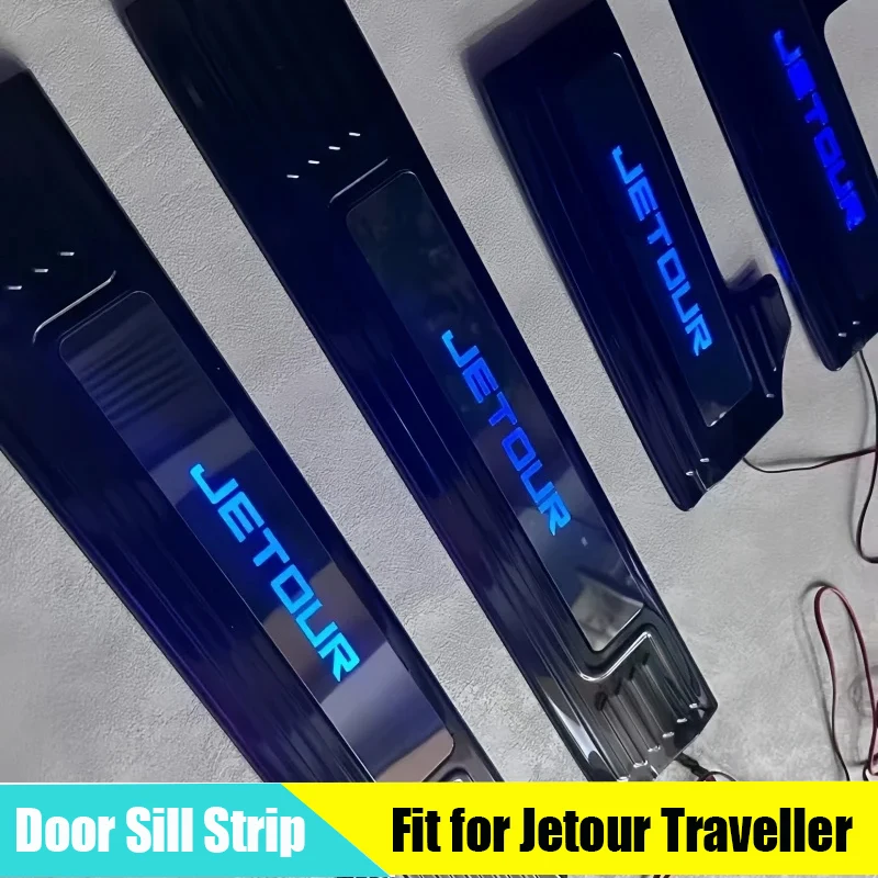 Car Built-in Door Sill Strip Fit for CHERY JETOUR Traveler T2 2023-2025 Modified Car LED Built-in Welcome Pedal Interior Parts
Car Built-in Door Sill Strip Fit for CHERY JETOUR Traveler T2 2023-2025 Modified Car LED Built-in Welcome Pedal Interior Parts