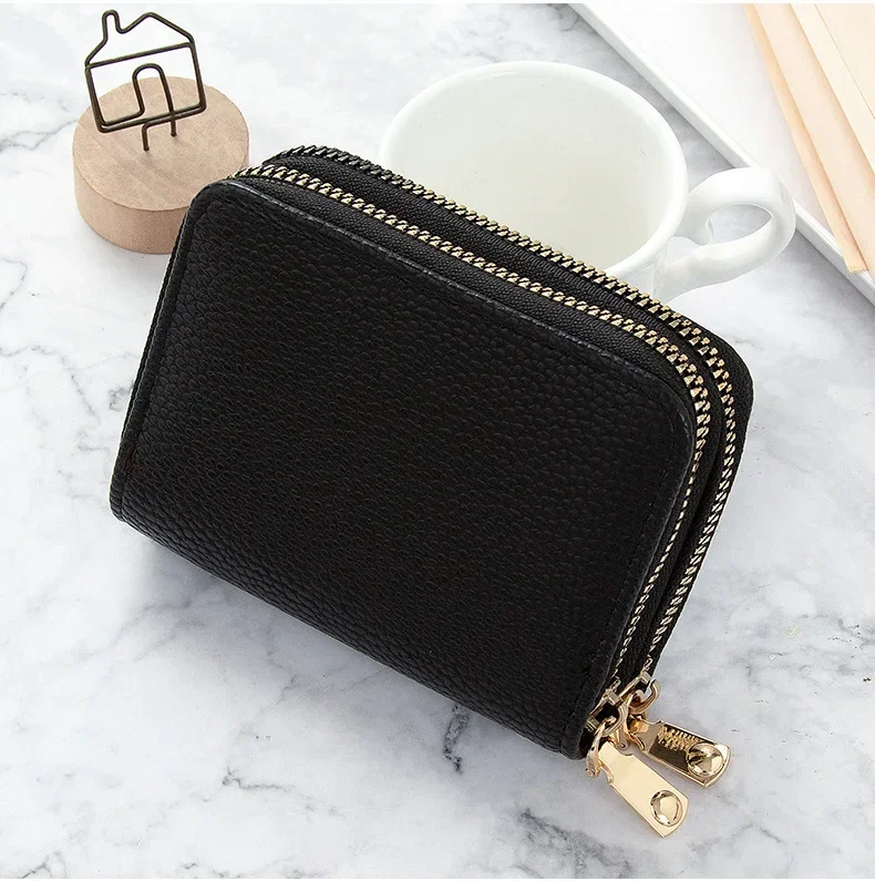 Women Zipper Short Style Purse Lychee Pattern Fashion Large Capacity Multi Card Slot Coin Purse with Zipper
Women Zipper Short Style Purse Lychee Pattern Fashion Large Capacity Multi Card Slot Coin Purse with Zipper