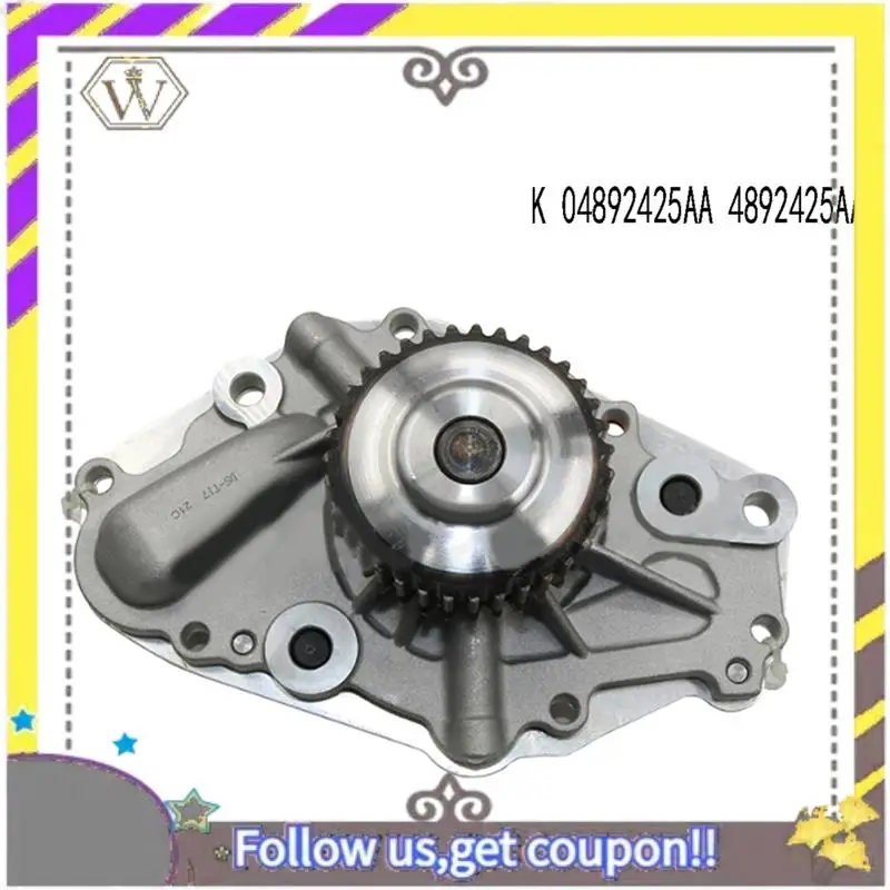 ABXV-Cooling Water Pump For Chrysler 300 C Dodge JOURNEY 2.7L K 04892425AA 4892425AA
ABXV-Cooling Water Pump For Chrysler 300 C Dodge JOURNEY 2.7L K 04892425AA 4892425AA