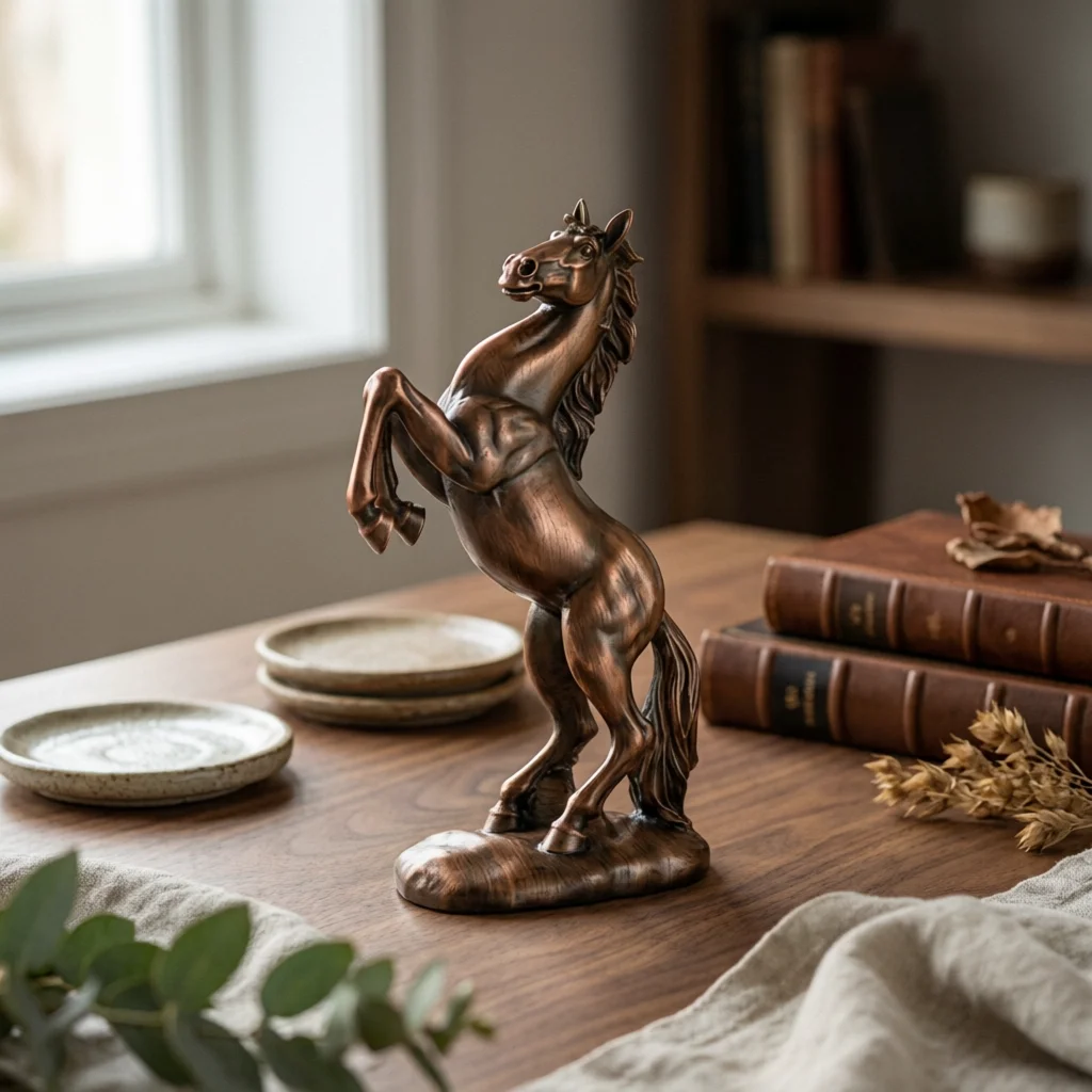 Horse Statue Decorative Resin Horse Sculpture Home Decor Hand Finished Ornament Long-Lasting for Living Room, Office
Horse Statue Decorative Resin Horse Sculpture Home Decor Hand Finished Ornament Long-Lasting for Living Room, Office
