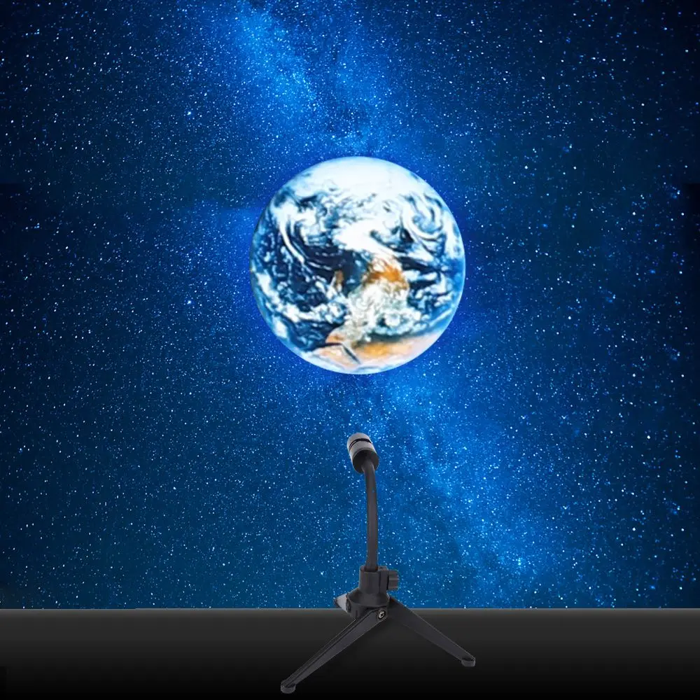 3 in 1 Earth Moon Star Projection Night Light 360° Rotatable Tripod 5V USB Desk Living Room Bedroom Astronomy Planet Decor Lamp
3 in 1 Earth Moon Star Projection Night Light 360° Rotatable Tripod 5V USB Desk Living Room Bedroom Astronomy Planet Decor Lamp