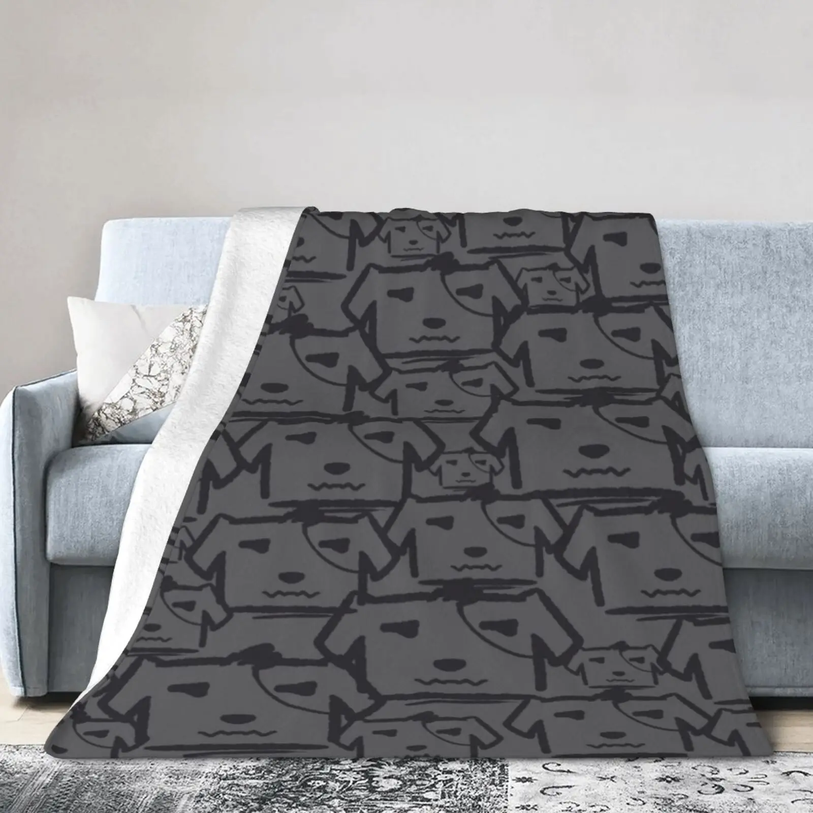 Grey Motorized Puppy Flannel Blanket Sofa Warm Soft Living Room Cover Office Outdoor Travel 60*80 Inch
Grey Motorized Puppy Flannel Blanket Sofa Warm Soft Living Room Cover Office Outdoor Travel 60*80 Inch