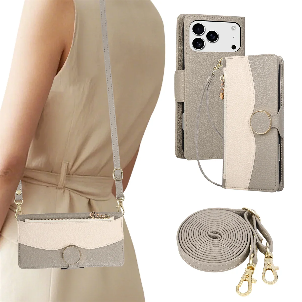 Кожаный чехол-кошелек с застежкой-молнией через плечо для iPhone 17 Pro Max 17 Air 16 15 14 Plus 13 12 11 12 Mini Xs Xr X Cover
Кожаный чехол-кошелек с застежкой-молнией через плечо для iPhone 17 Pro Max 17 Air 16 15 14 Plus 13 12 11 12 Mini Xs Xr X Cover