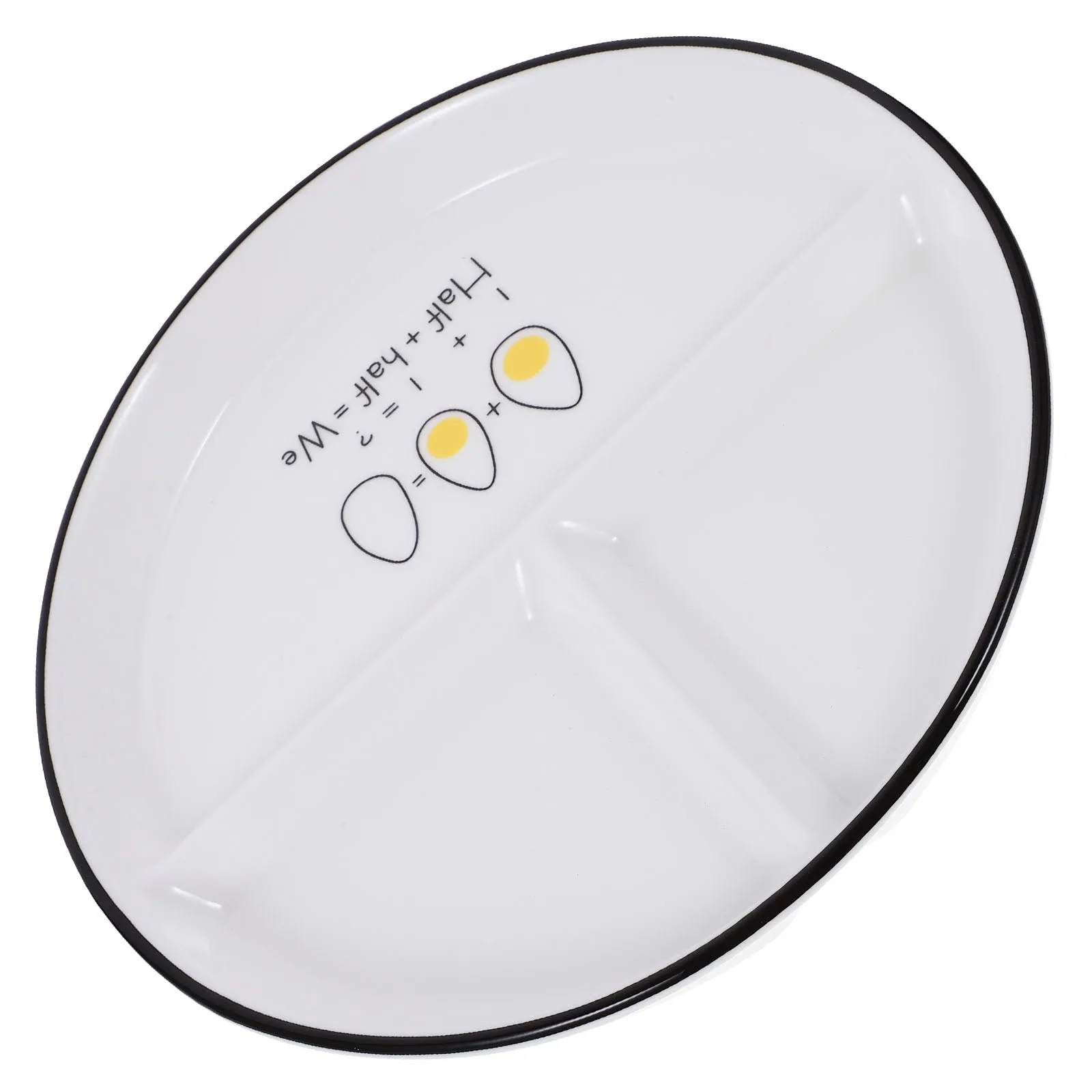 1Pcs Household Divided Plate Ceramic Luncheon Plate Oven Safe Dish Tray with Anti-Skid Base Separated Plates for Diet Control
1Pcs Household Divided Plate Ceramic Luncheon Plate Oven Safe Dish Tray with Anti-Skid Base Separated Plates for Diet Control