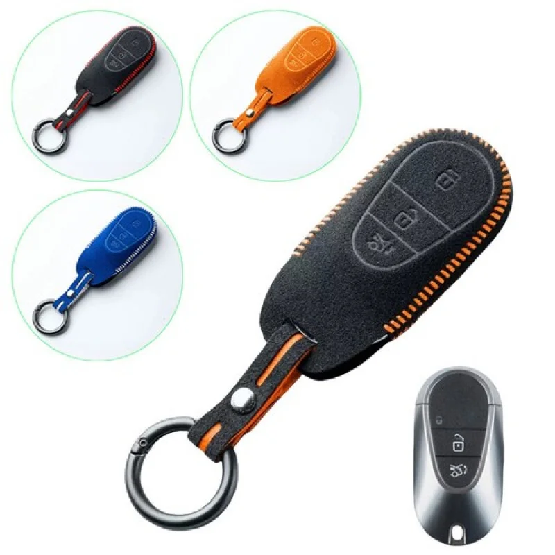 Замшевый кожаный чехол для ключей автомобиля A + для Benz C E S S450 S500 C260 W206 C260 C300
Замшевый кожаный чехол для ключей автомобиля A + для Benz C E S S450 S500 C260 W206 C260 C300