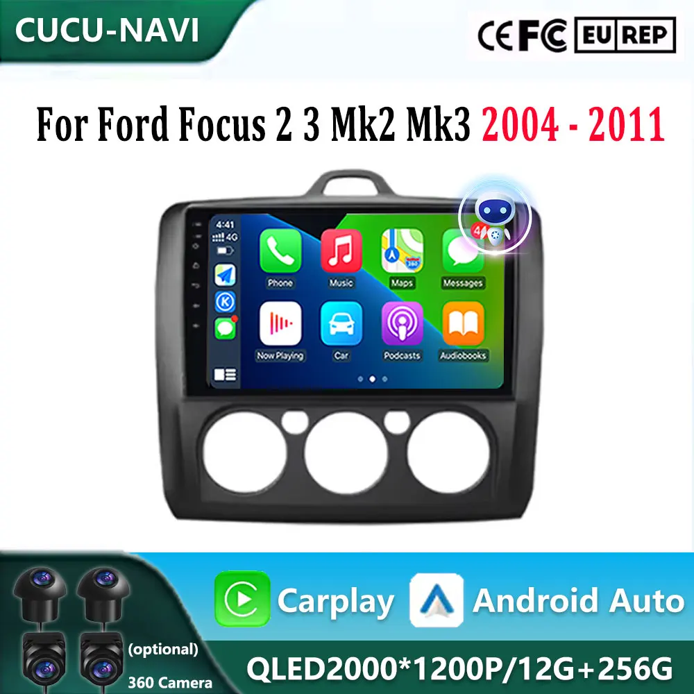 Android 14 Car Radio Stereo 2din For Ford Focus 2 3 Mk2 Mk3 2004 2005 - 2011 Multimedia Video Player Wireless Carplay AUTO 2 Din
Android 14 Car Radio Stereo 2din For Ford Focus 2 3 Mk2 Mk3 2004 2005 - 2011 Multimedia Video Player Wireless Carplay AUTO 2 Din