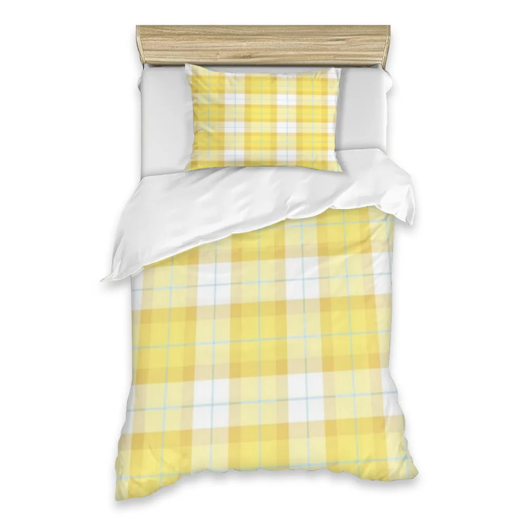 Yellow Plaid Series Bed Sheets Set Comforter Quilt Cover Duvets Single Bedding
Yellow Plaid Series Bed Sheets Set Comforter Quilt Cover Duvets Single Bedding