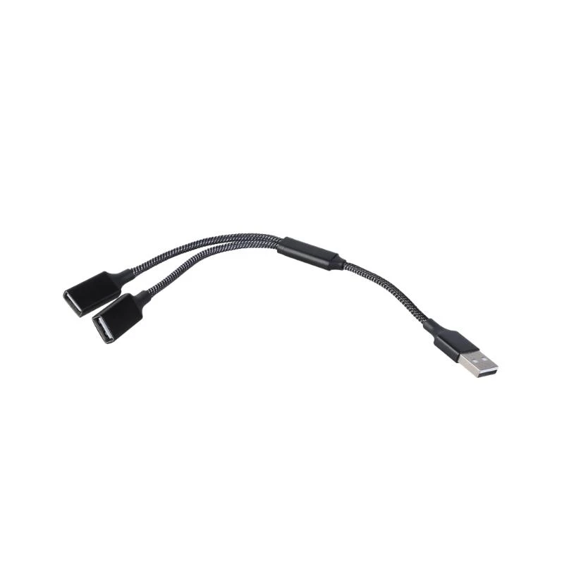 652F USB2.0 Splitter Cable 1 In 2 Out Double Female Port Expansion for Data Transfer
652F USB2.0 Splitter Cable 1 In 2 Out Double Female Port Expansion for Data Transfer