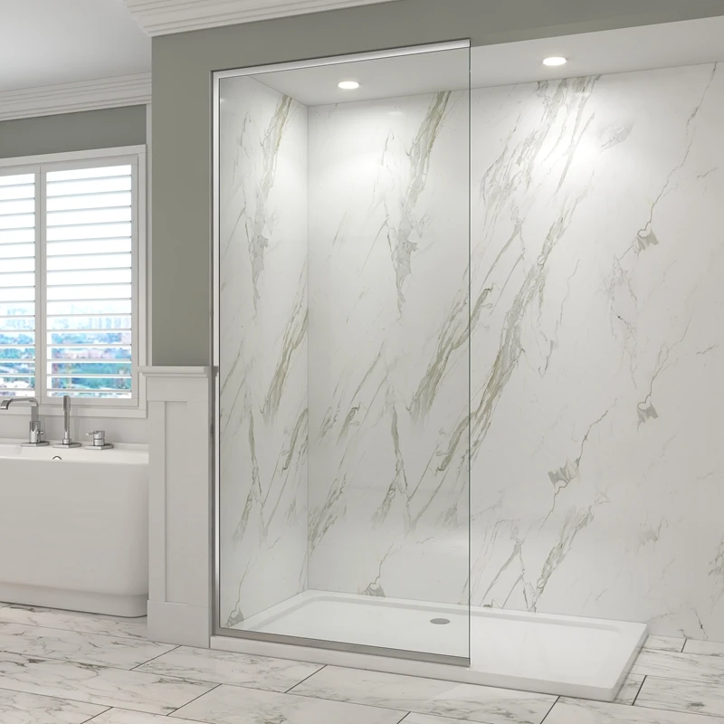 High Quality Custom Bathroom Walk-in Aluminum Alloy Frame Glass Shower Door
High Quality Custom Bathroom Walk-in Aluminum Alloy Frame Glass Shower Door