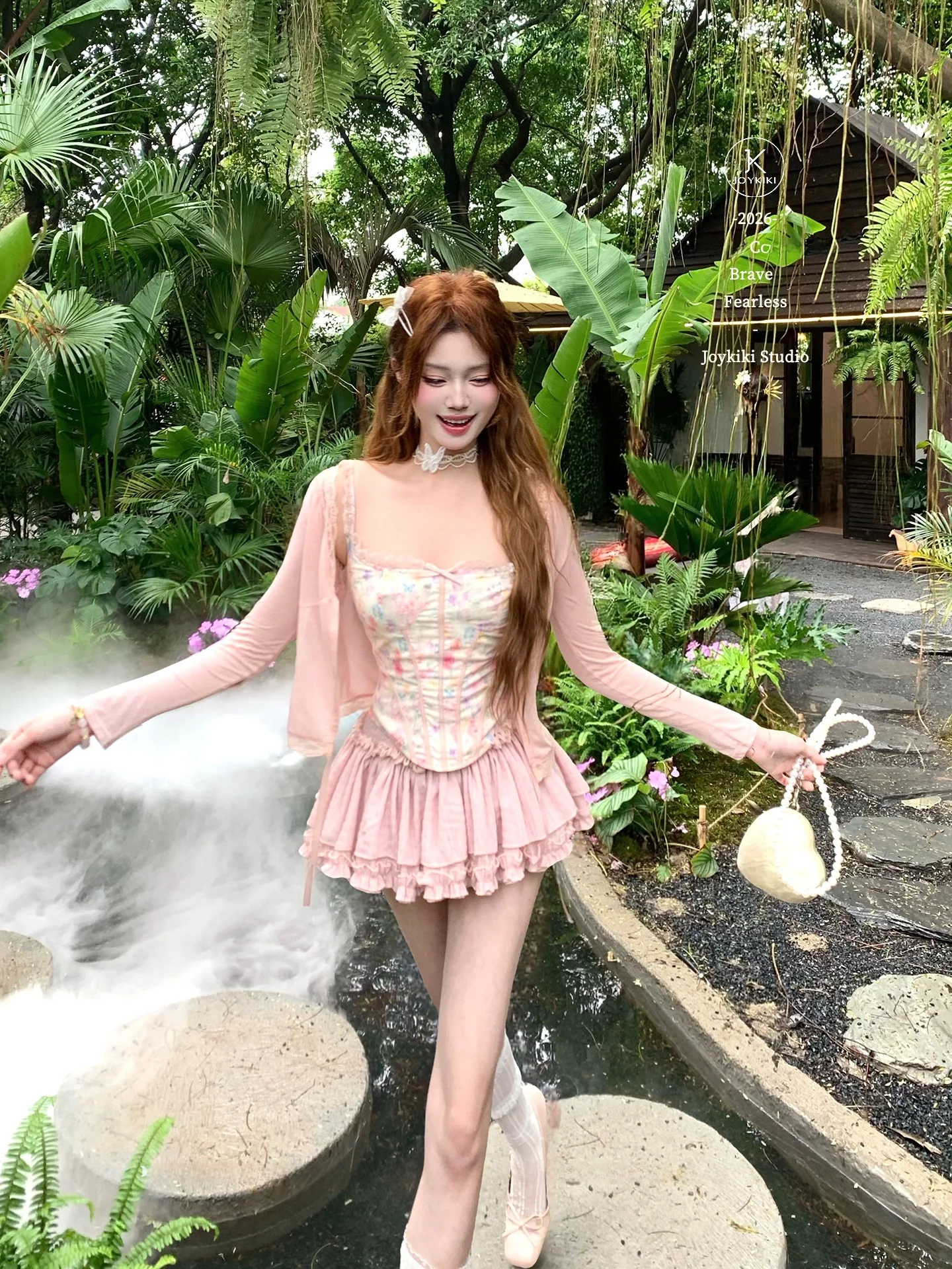 Joykiki Pure Desire Sweet Style, комплект с юбкой и топом с цветочным принтом, с завязками на шее и высокой талией, женское летнее хлопковое платье без рукавов
Joykiki Pure Desire Sweet Style, комплект с юбкой и топом с цветочным принтом, с завязками на шее и высокой талией, женское летнее хлопковое платье без рукавов