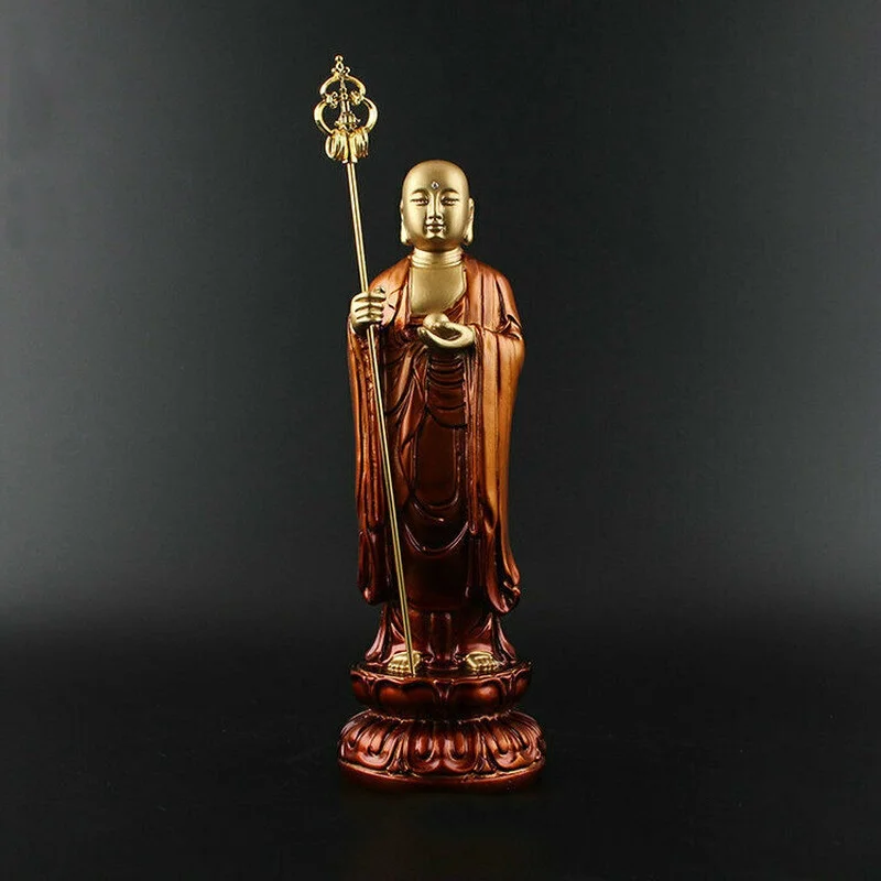 China Resin Buddhism Ksitigarbha Boddhisattva Buddha Netherworld Leader Statue
China Resin Buddhism Ksitigarbha Boddhisattva Buddha Netherworld Leader Statue