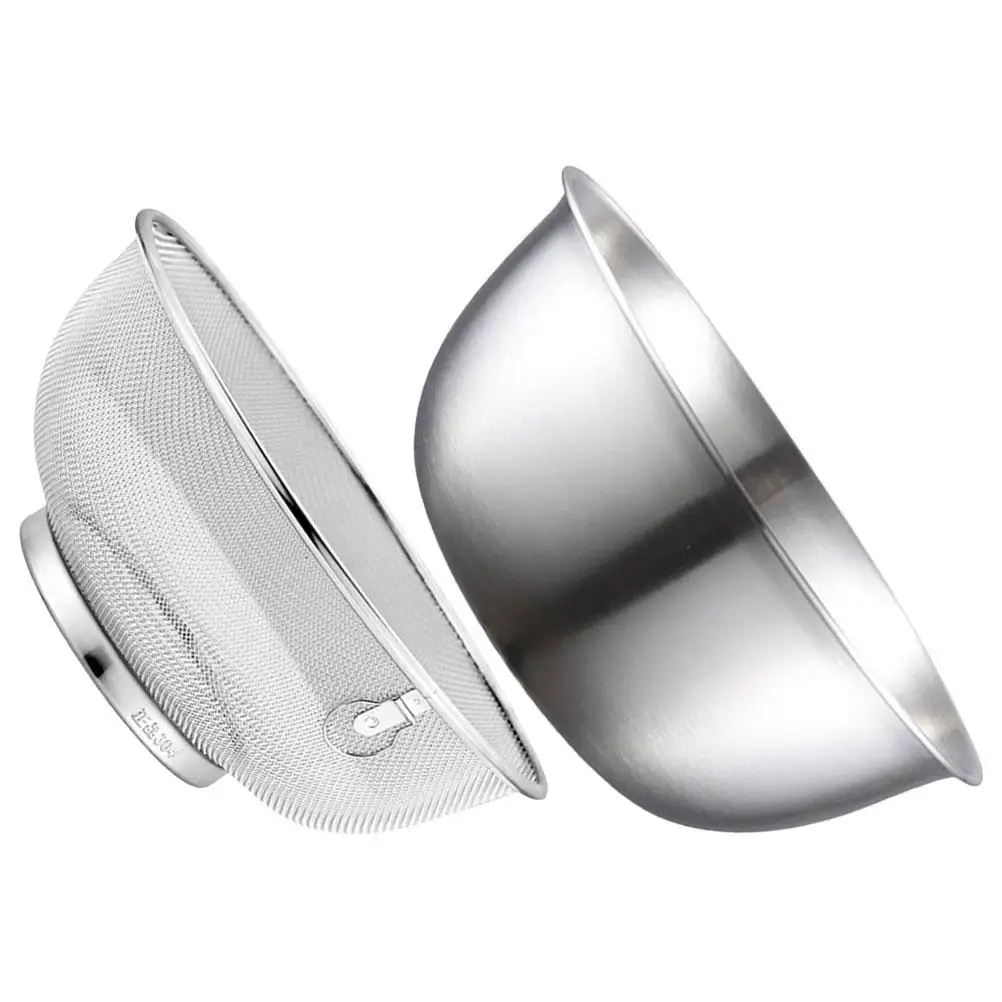 Stainless Steel Drain Basket Food Strainer Rice Rinse Mesh Strainers For Kitchen Mixing Bowl Cleaner Beat Eggs Fine Vegetable
Stainless Steel Drain Basket Food Strainer Rice Rinse Mesh Strainers For Kitchen Mixing Bowl Cleaner Beat Eggs Fine Vegetable