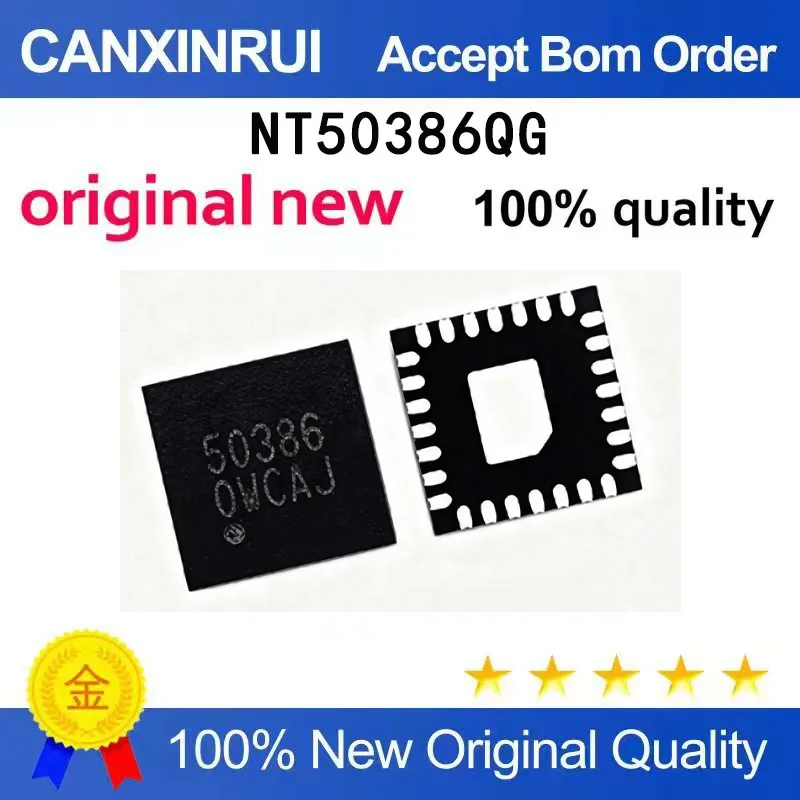 (5-100 pieces)New original NT50386QG/A silk screen 50386 QFN screen IC
(5-100 pieces)New original NT50386QG/A silk screen 50386 QFN screen IC