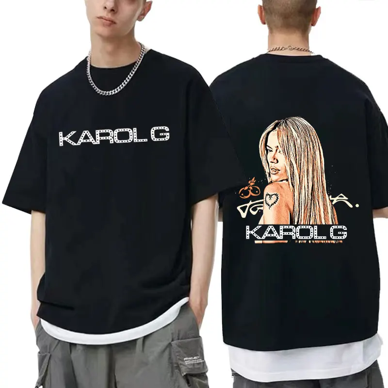 Singer Karol G Tropicoqueta 2025 Album T Shirt Summer Man Clothing Fashion Hip Hop Streetwear Men Women Casual Vintage T-shirts
Singer Karol G Tropicoqueta 2025 Album T Shirt Summer Man Clothing Fashion Hip Hop Streetwear Men Women Casual Vintage T-shirts