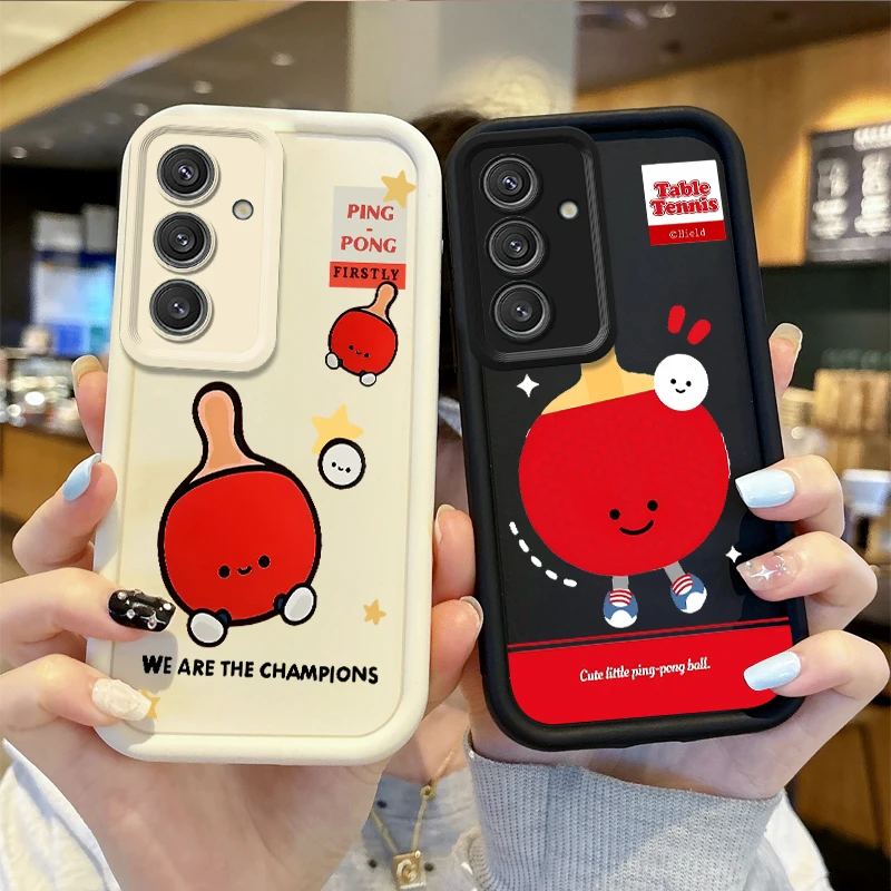 New Table Tennis Cartoon Phone Case for Samsung Galaxy S25 S24 S23 S21 Ultra Plus S23 S21 S20 FE A55 A54 A53 A52S Non-Slip Cover
New Table Tennis Cartoon Phone Case for Samsung Galaxy S25 S24 S23 S21 Ultra Plus S23 S21 S20 FE A55 A54 A53 A52S Non-Slip Cover