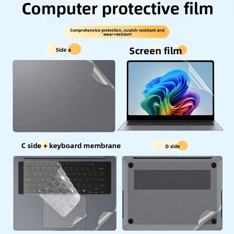 Suitable for 14/16 inch Samsung Galaxy Book6/5/4 Pro computer sticker 6/5/4Ultra body shell skin transparent protective film
Suitable for 14/16 inch Samsung Galaxy Book6/5/4 Pro computer sticker 6/5/4Ultra body shell skin transparent protective film