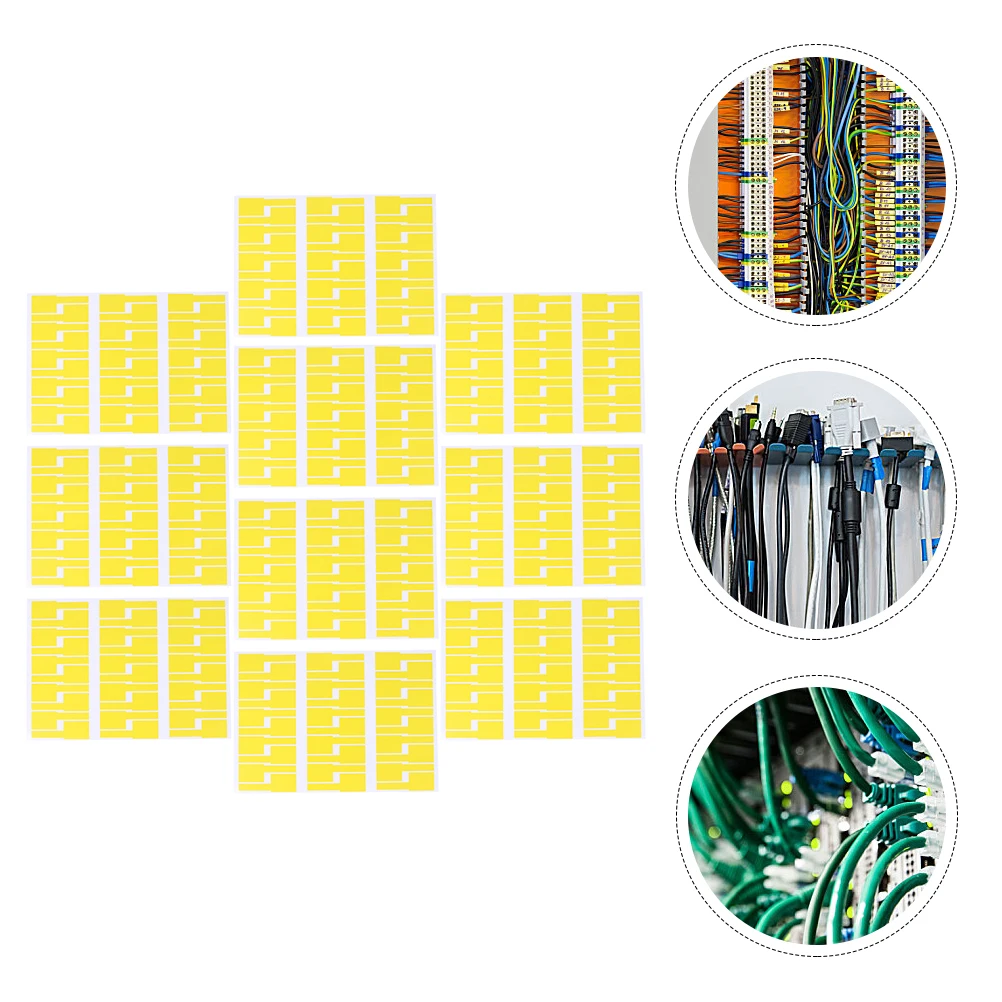 10 Pcs Network Cable Label Sticker Wire Yellow Tags Color Marker Waterproof Tear Resistant Files Folder Labels Office
10 Pcs Network Cable Label Sticker Wire Yellow Tags Color Marker Waterproof Tear Resistant Files Folder Labels Office